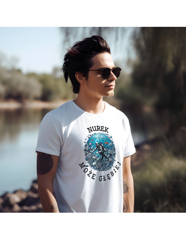 KOSZULKA MĘSKA Nurek, może głębiej