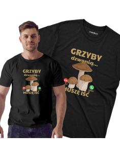 KOSZULKA MĘSKA Grzyby...
