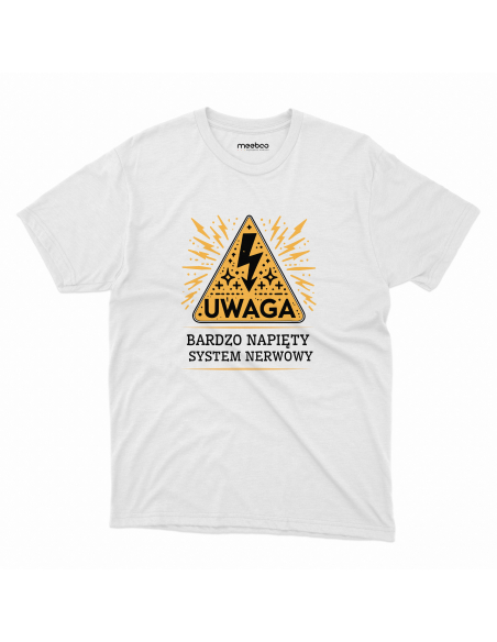KOSZULKA MĘSKA Bardzo napięty system nerwowy