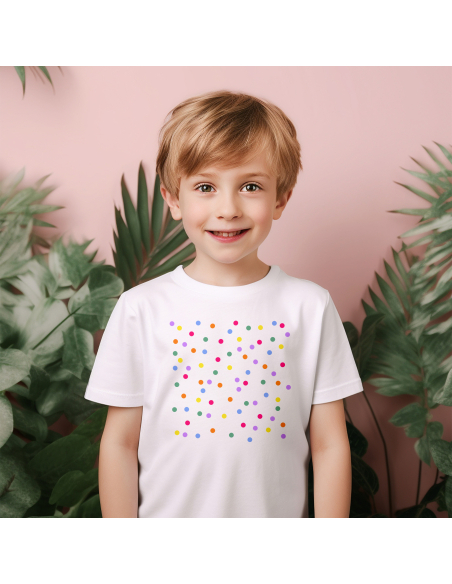 Koszulka DZIECIĘCA Kolorowe kropki