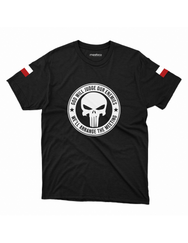 KOSZULKA MĘSKA Punisher God will...