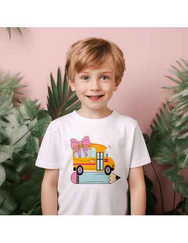 Koszulka DZIECIĘCA Autobus z kredką