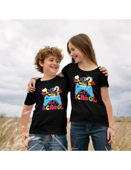 Koszulka DZIECIĘCA Game over Back to school