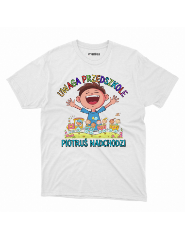 Koszulka DZIECIĘCA Uwaga przedszkole...