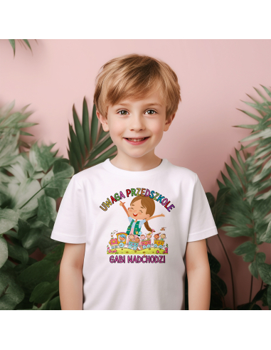 Koszulka DZIECIĘCA Uwaga przedszkole...