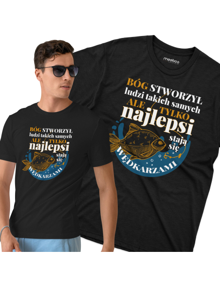 KOSZULKA MĘSKA Najlepsi stają się wędkarzami - Karp