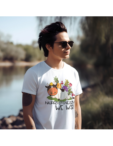 KOSZULKA MĘSKA Najprzystojniejszy we wsi