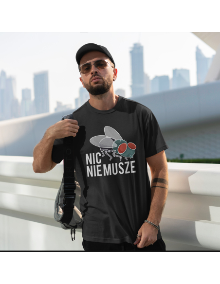KOSZULKA MĘSKA Nic nie musze