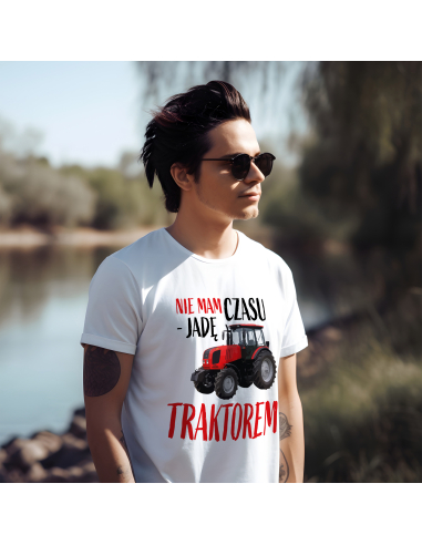 KOSZULKA MĘSKA Nie mam czasu jadę...