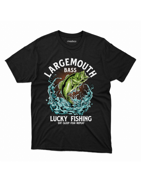 KOSZULKA MĘSKA Largemouth Bass Lucky Fishing