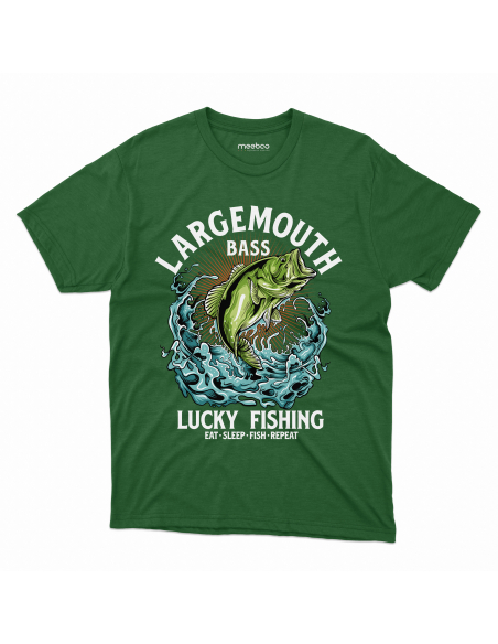 KOSZULKA MĘSKA Largemouth Bass Lucky Fishing