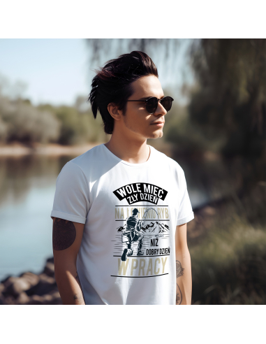 KOSZULKA MĘSKA Zły dzień na rybach...