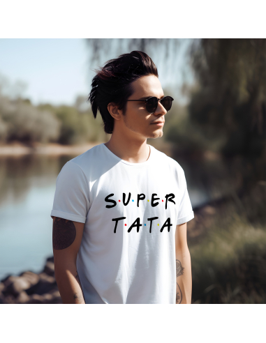 KOSZULKA MĘSKA Super Tata Friends