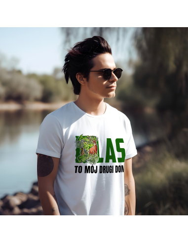 KOSZULKA MĘSKA Las to mój drugi dom