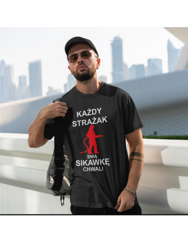 KOSZULKA MĘSKA Każdy strażak swą...