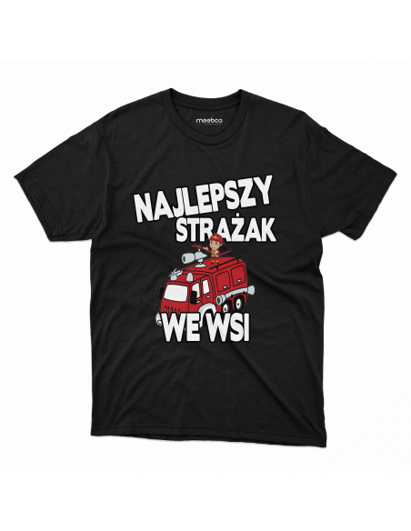 KOSZULKA MĘSKA Najlepszy strażak we wsi