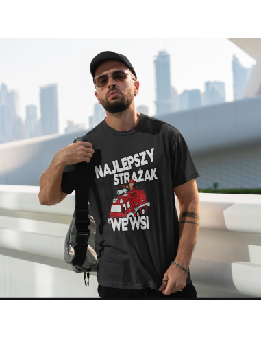 KOSZULKA MĘSKA Najlepszy strażak we wsi