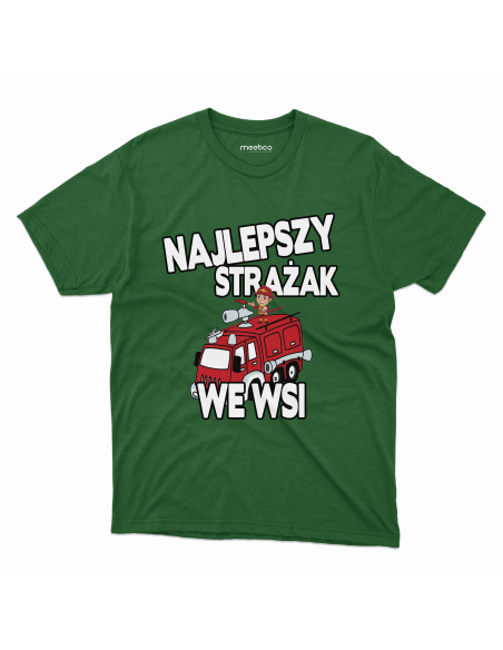 KOSZULKA MĘSKA Najlepszy strażak we wsi