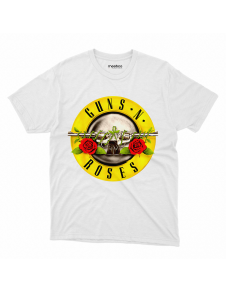 KOSZULKA MĘSKA Guns N' Roses rewolwery i róże