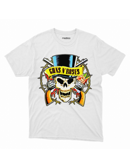 KOSZULKA MĘSKA Guns N' Roses czaszka w cylindrze