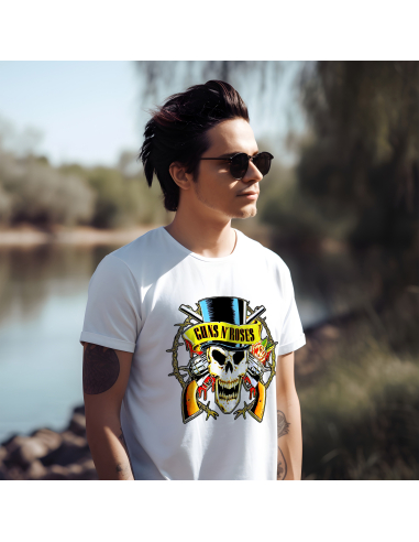 KOSZULKA MĘSKA Guns N' Roses czaszka...