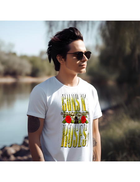 KOSZULKA MĘSKA Guns N' Roses duży napis