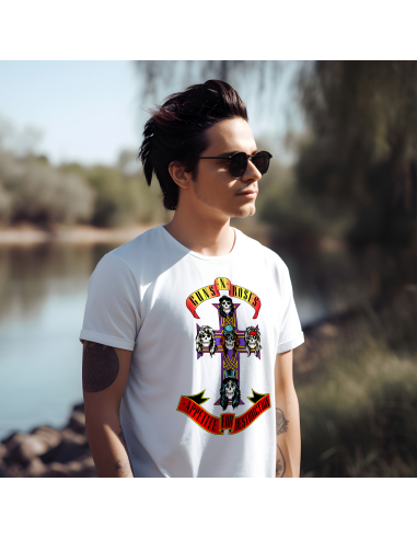 KOSZULKA MĘSKA Guns N' Roses krzyż i...