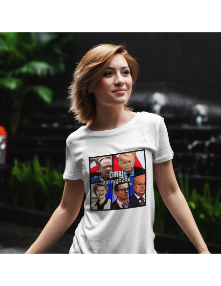 KOSZULKA DAMSKA Gry polityczne