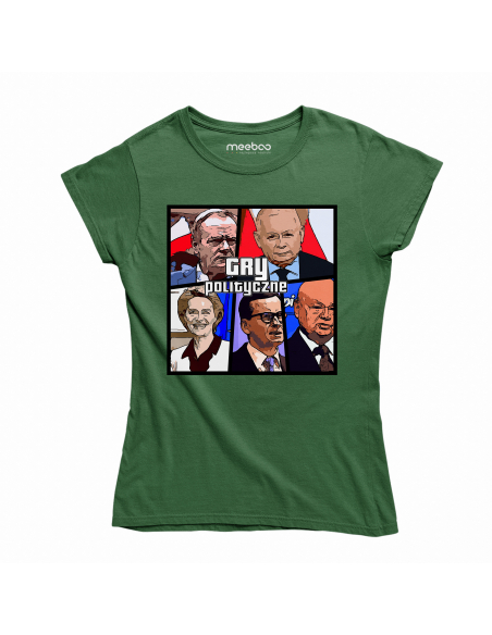 KOSZULKA DAMSKA Gry polityczne