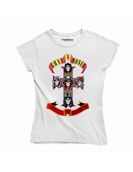 KOSZULKA DAMSKA Guns N' Roses krzyż i czaszki