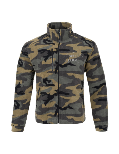 Gruby POLAR 340 z wyhaftowanym Twoim logo - Moro