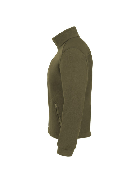 Gruby POLAR 340 z wyhaftowanym Twoim logo - Khaki/Khaki
