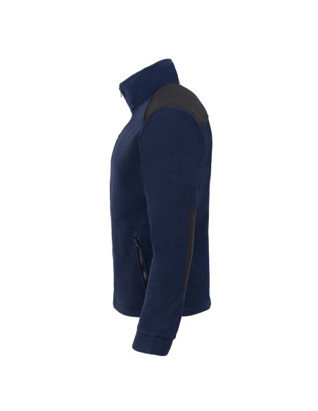 Gruby POLAR 340 z wyhaftowanym Twoim logo - Granatowy/Czarny