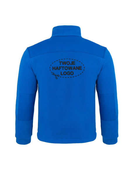 Gruby POLAR 340 z wyhaftowanym Twoim logo - Królewski niebieski/Królewski niebieski