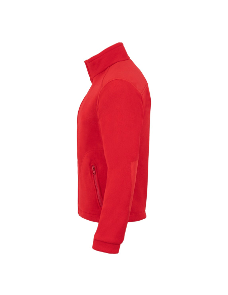 Gruby POLAR 340 z wyhaftowanym Twoim logo - Czerwony/Czerwony