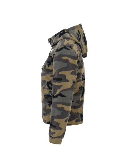 Gruby POLAR 340 z kapturem i wyhaftowanym Twoim logo - Moro