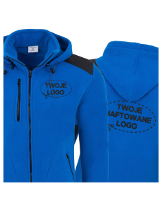 Gruby POLAR 340 z kapturem...