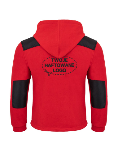 Gruby POLAR 340 z kapturem i...