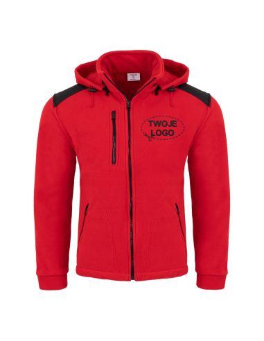 Gruby POLAR 340 z kapturem i...