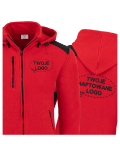 Gruby POLAR 340 z kapturem...