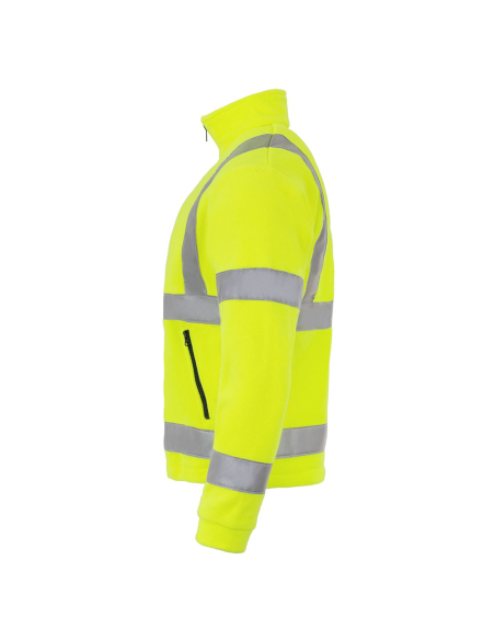 Gruby POLAR 340 z wyhaftowanym Twoim logo - Złoty Fluo