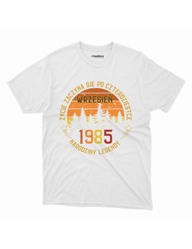 KOSZULKA MĘSKA Życie zaczyna się po 40