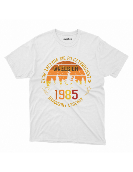 KOSZULKA MĘSKA Życie zaczyna się po 40