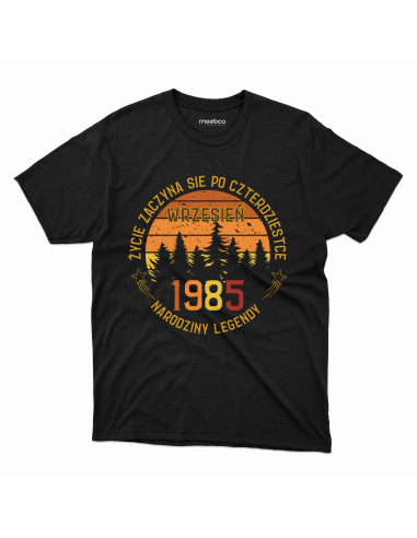 KOSZULKA MĘSKA Życie zaczyna się po 40