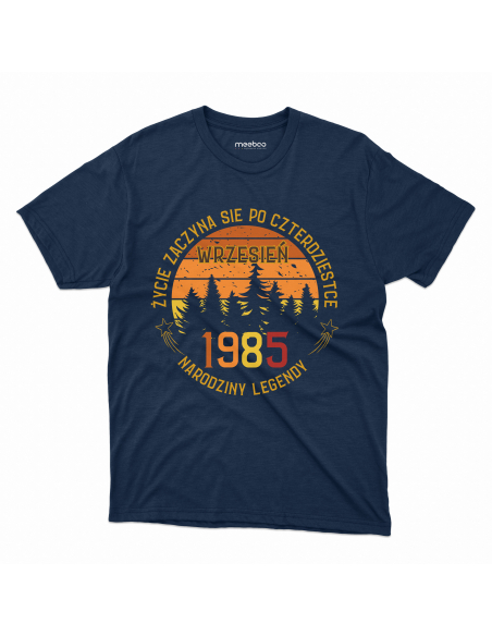 KOSZULKA MĘSKA Życie zaczyna się po 40