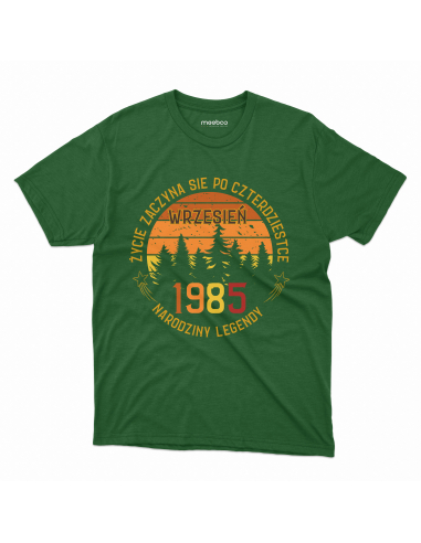 KOSZULKA MĘSKA Życie zaczyna się po 40