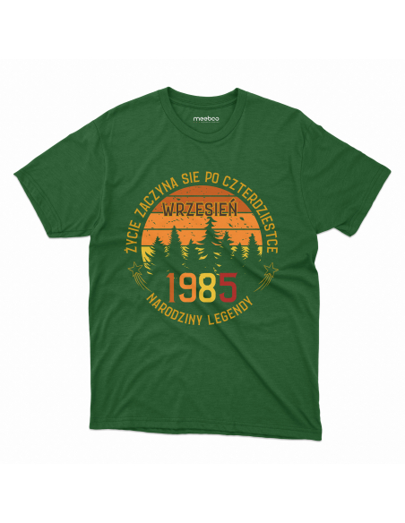 KOSZULKA MĘSKA Życie zaczyna się po 40