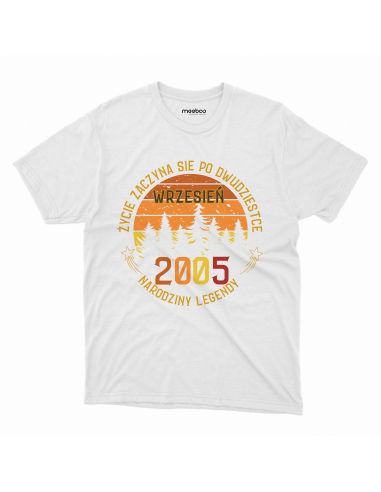 KOSZULKA MĘSKA Życie zaczyna się po 20