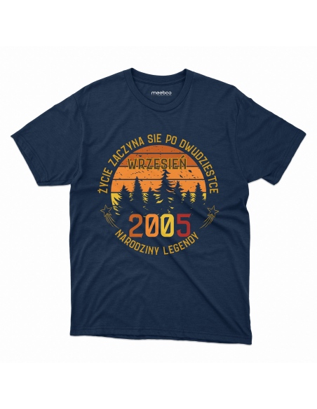 KOSZULKA MĘSKA Życie zaczyna się po 20