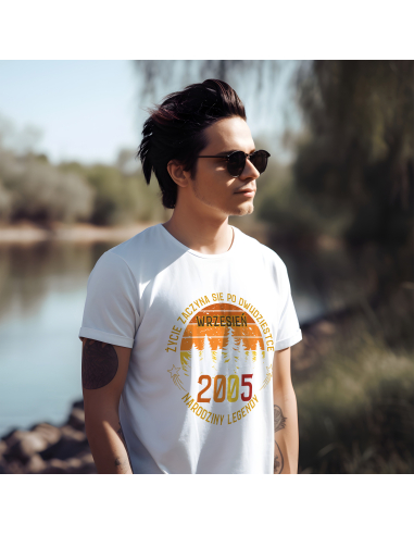 KOSZULKA MĘSKA Życie zaczyna się po 20